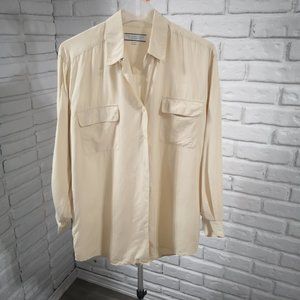 The Kettle Creek Clothing Co. Men's 100% Silk Light Beige Shirt